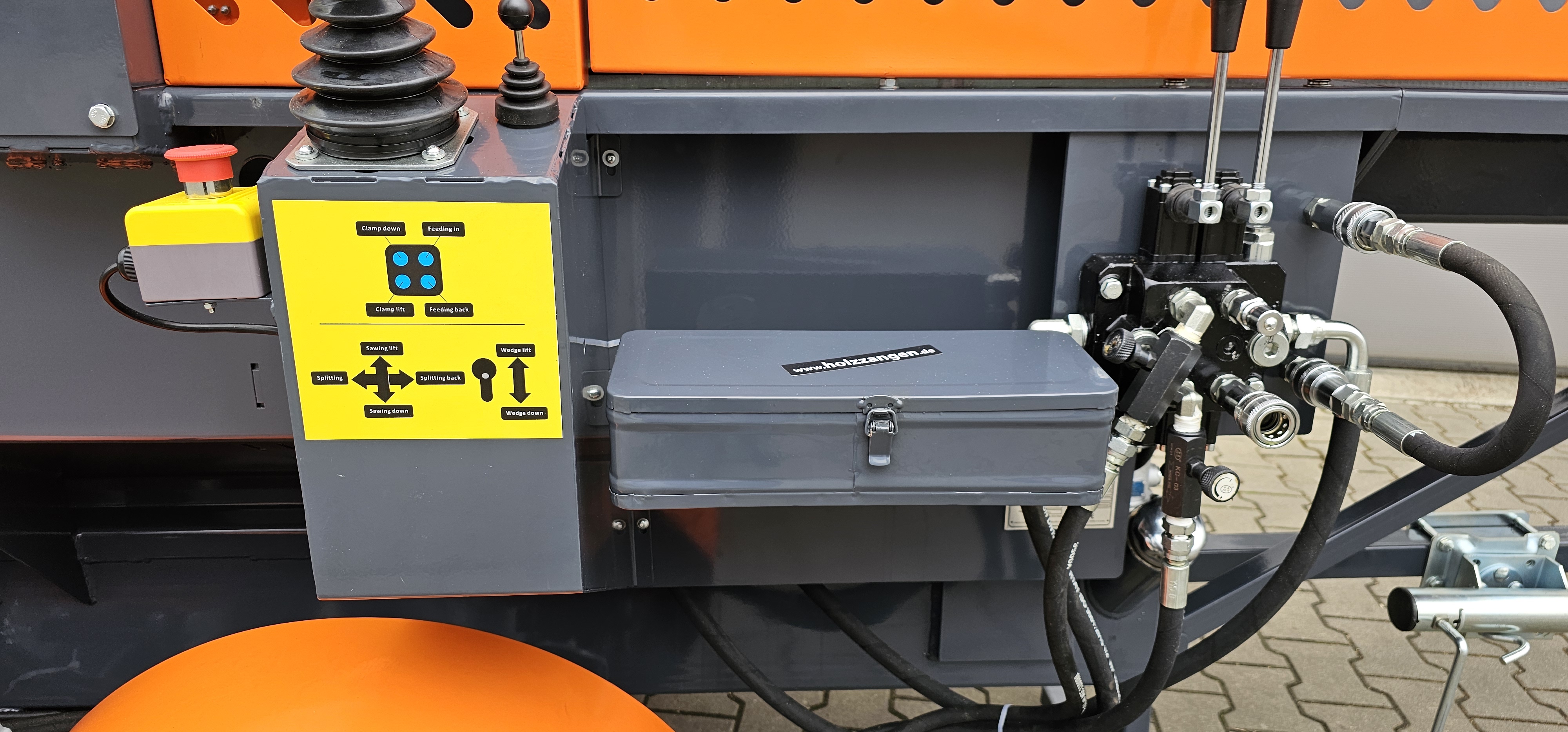RM500 Joy Benzin Sägespaltautomat Holzspalter