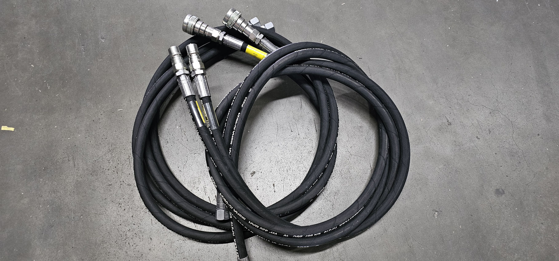 Hydraulikschläuche für RM1 / RM2 / RM4 + Fördertisch