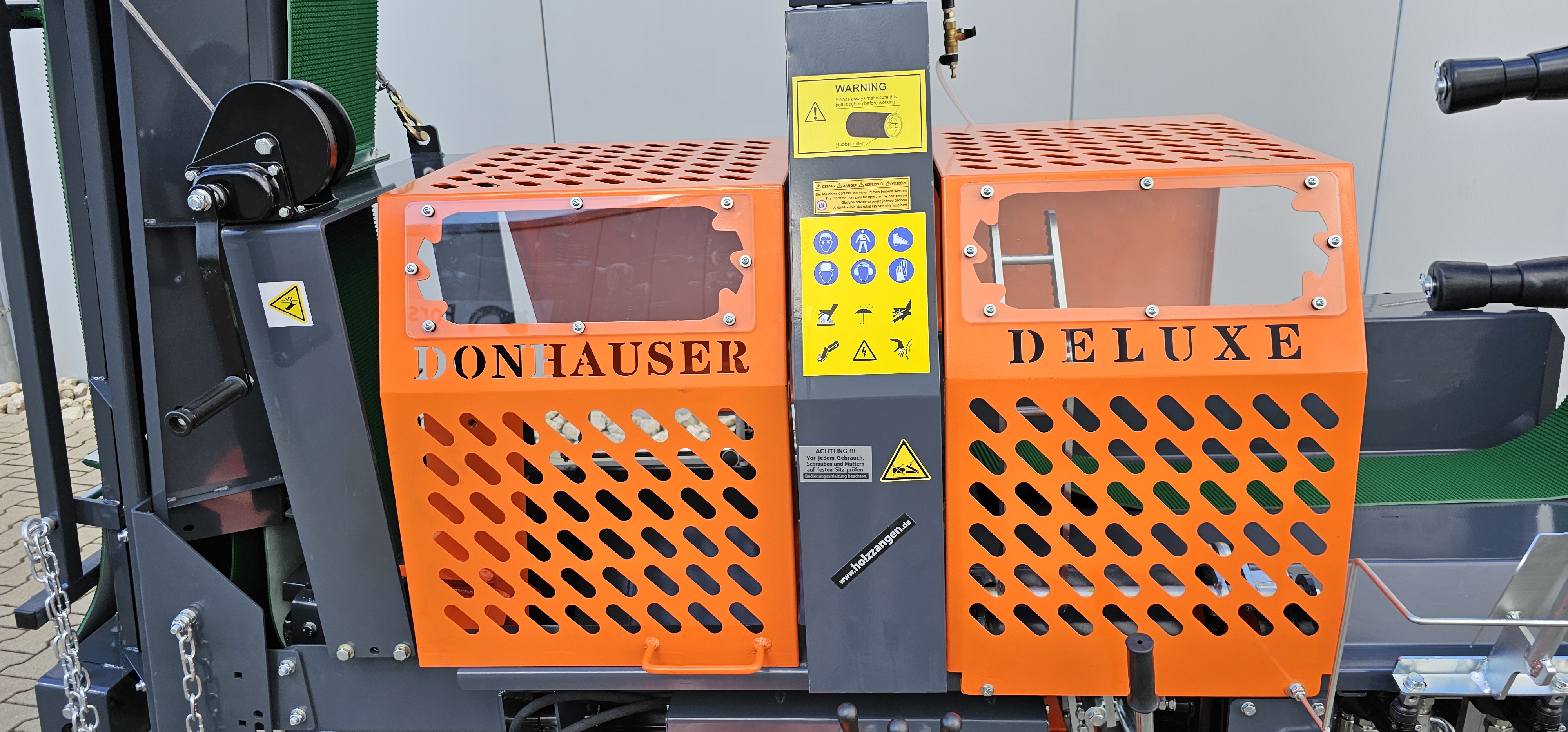 RM7-12 TGA 480 Benzin-Sägespaltautomat Holzspalter Brandneue Version mit gefederter Achse