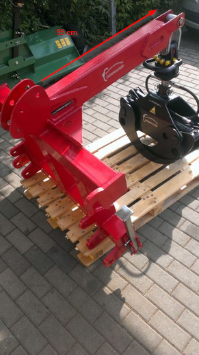 Langes Schlauchpaket für OG16 hydr. Verladezangenset mit LH100