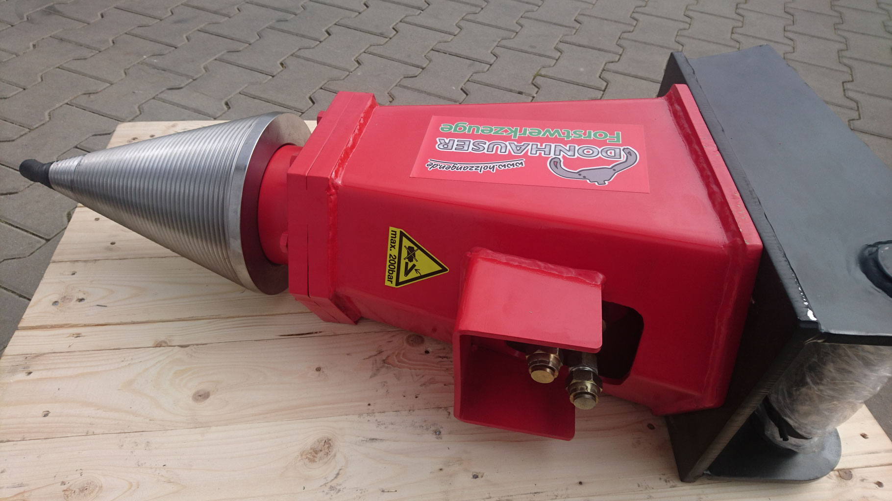 Kegelspalter DKS400 mit Planetengetriebe