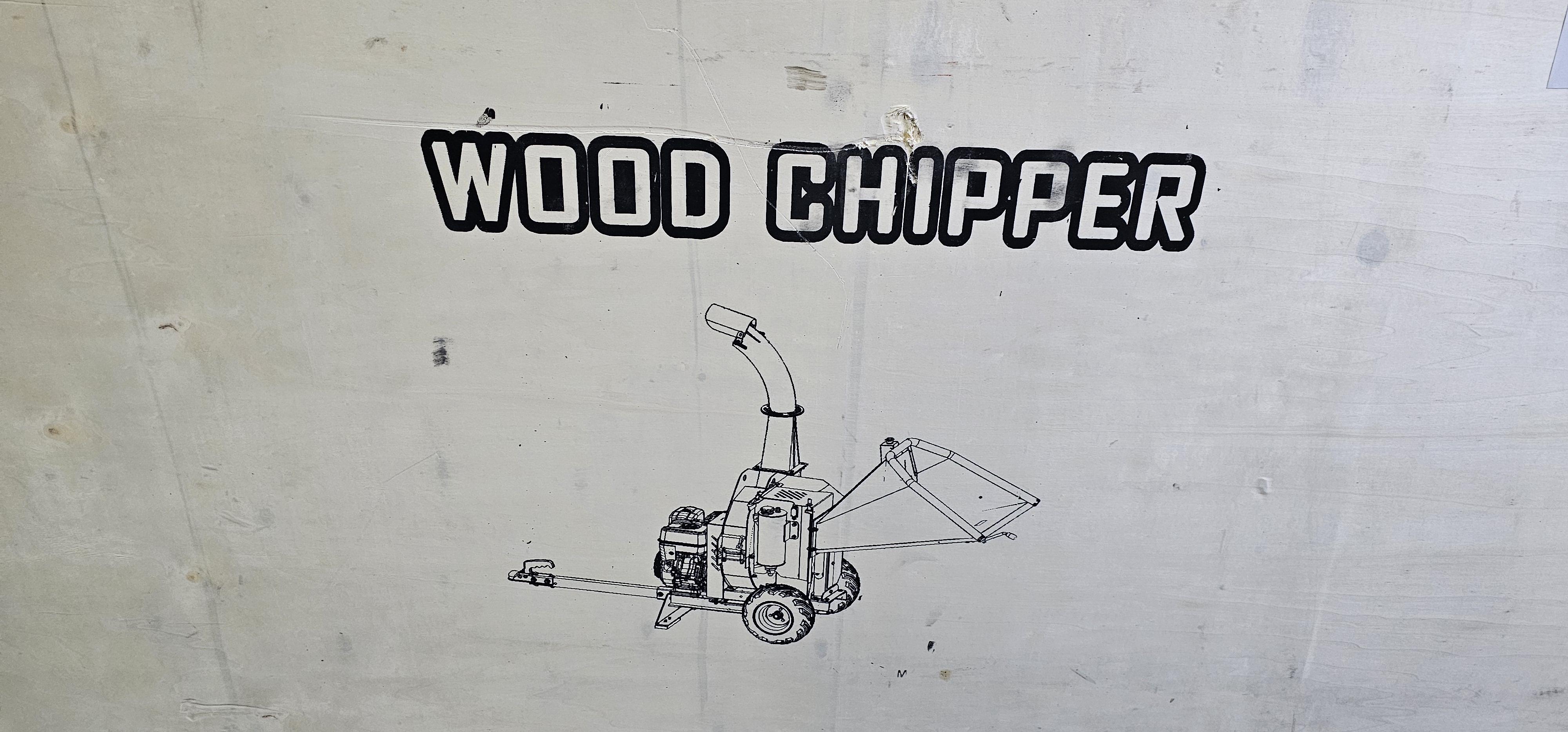 Holzhäcksler Jumbo HGC155 mit Benzinmotor & hydraulischem Zuführsystem