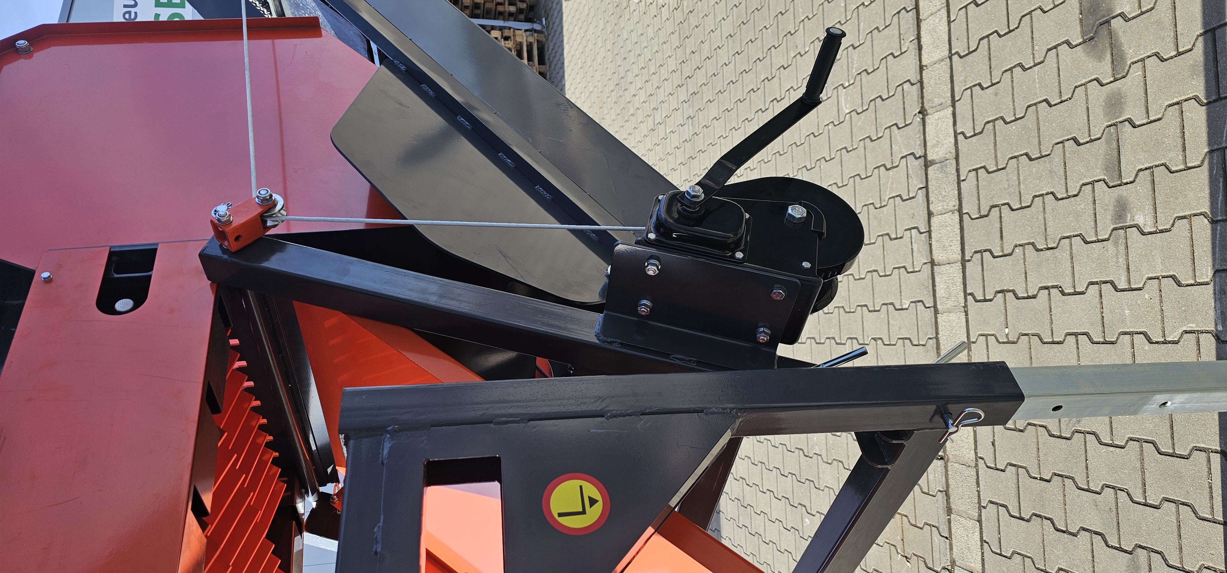 Scheitholzscheibenreiniger