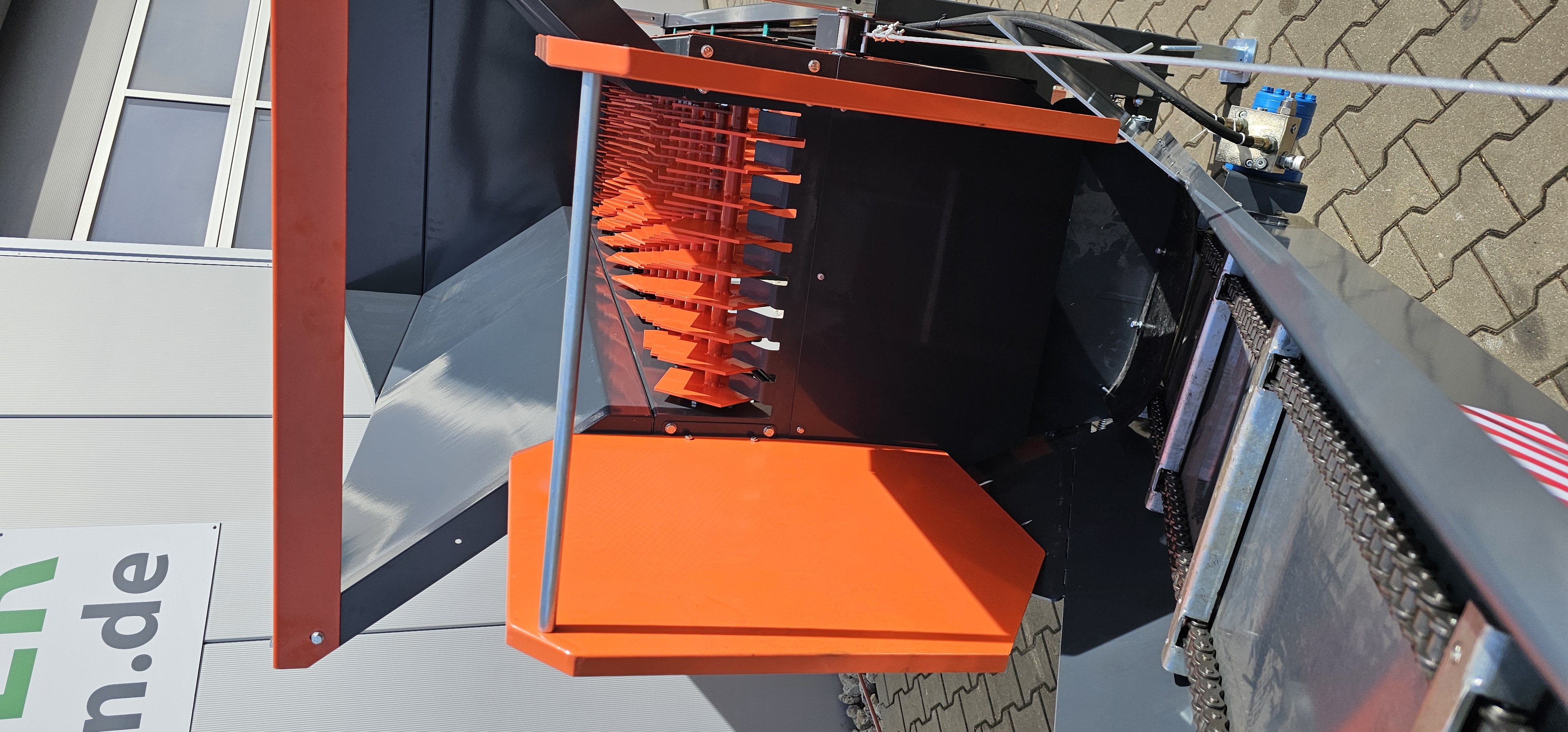 Scheitholzscheibenreiniger