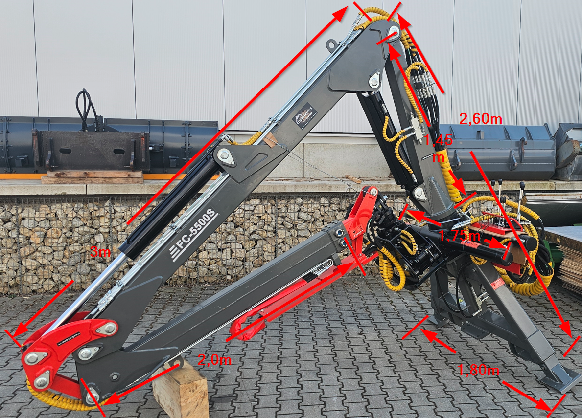 Forstrückekran FC5500S