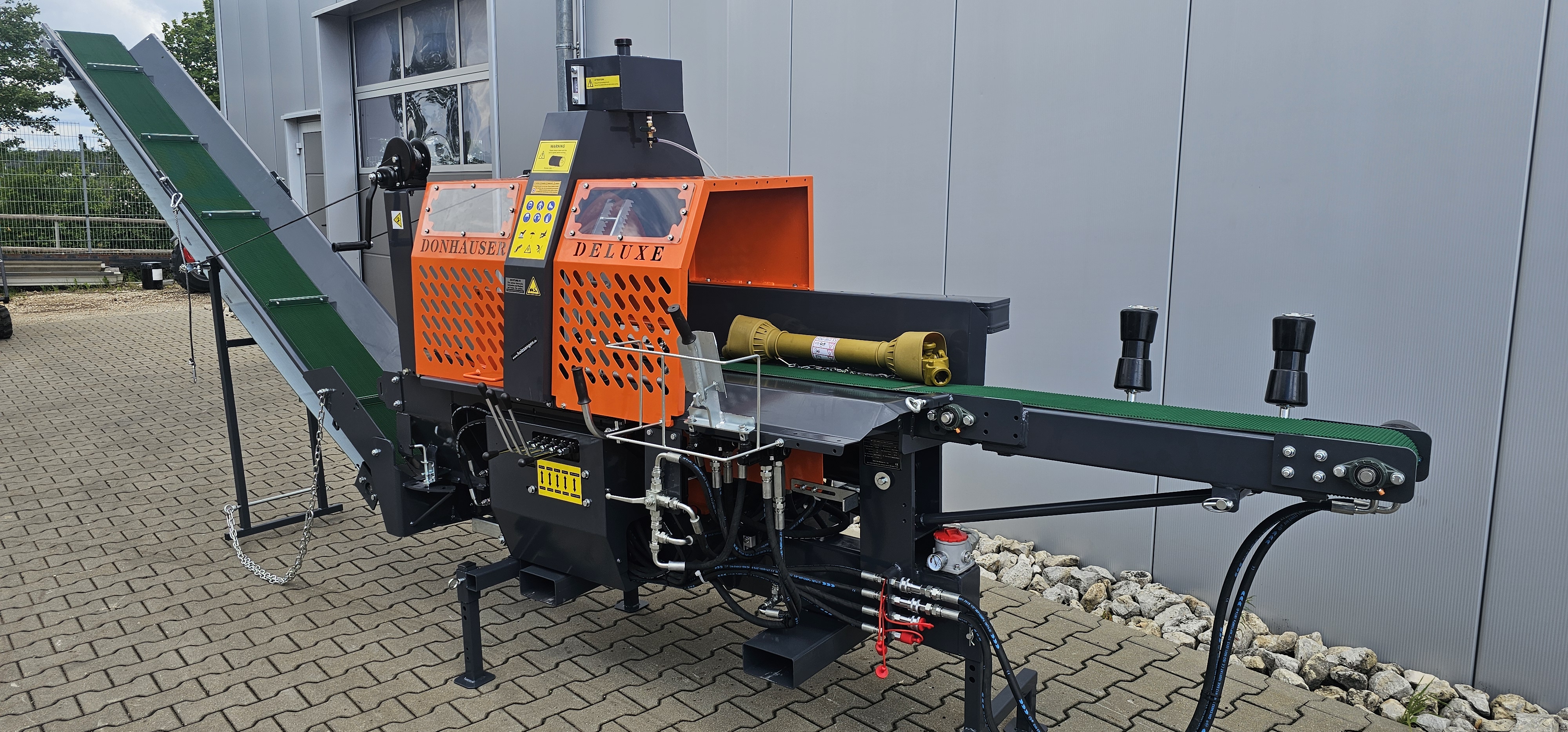 RM7-12 TZA 480 Zapfwellen-Sägespaltautomat Holzspalter 