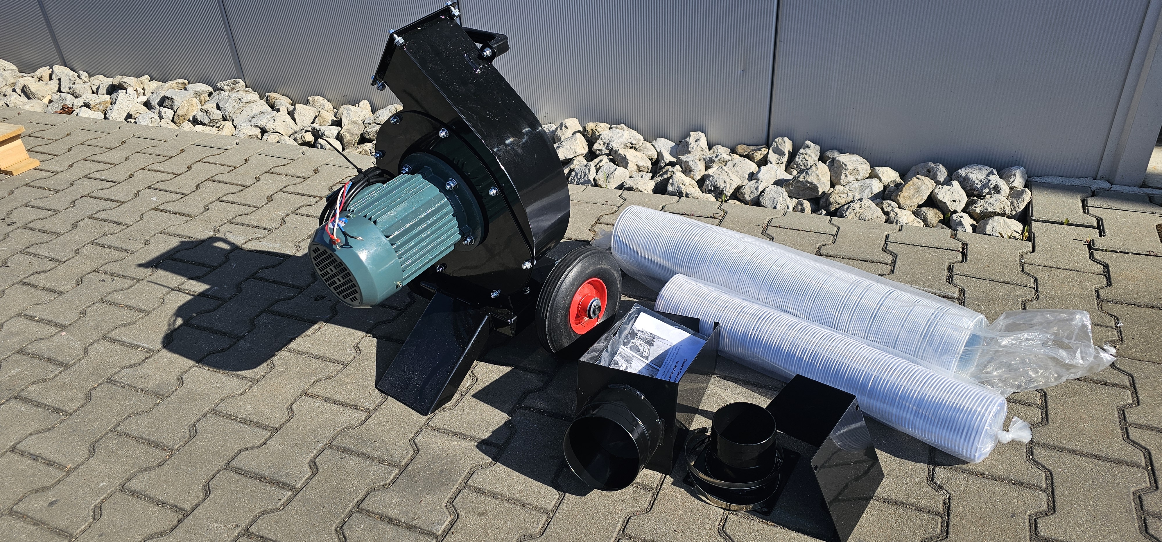 Mobiler Absauger für holzverarbeitende Machinen - Elektrisch