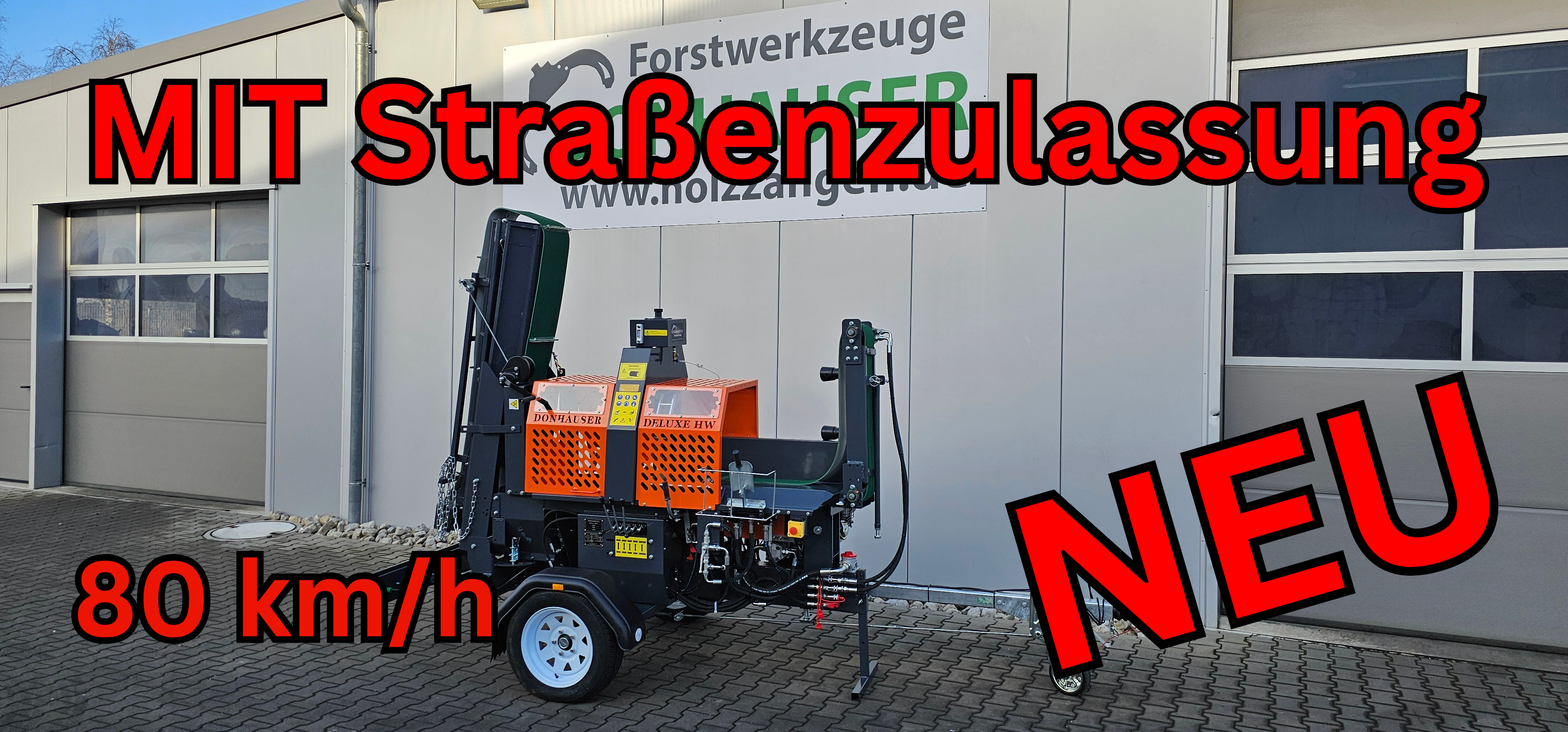 RM7-12 TGA 480 Deluxe HW Benzin-Sägespaltautomat Holzspalter !MIT Straßenzulassung!
