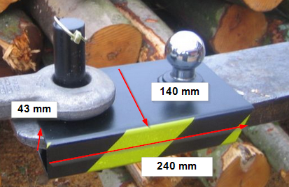 Anhängerkupplung AHK 140