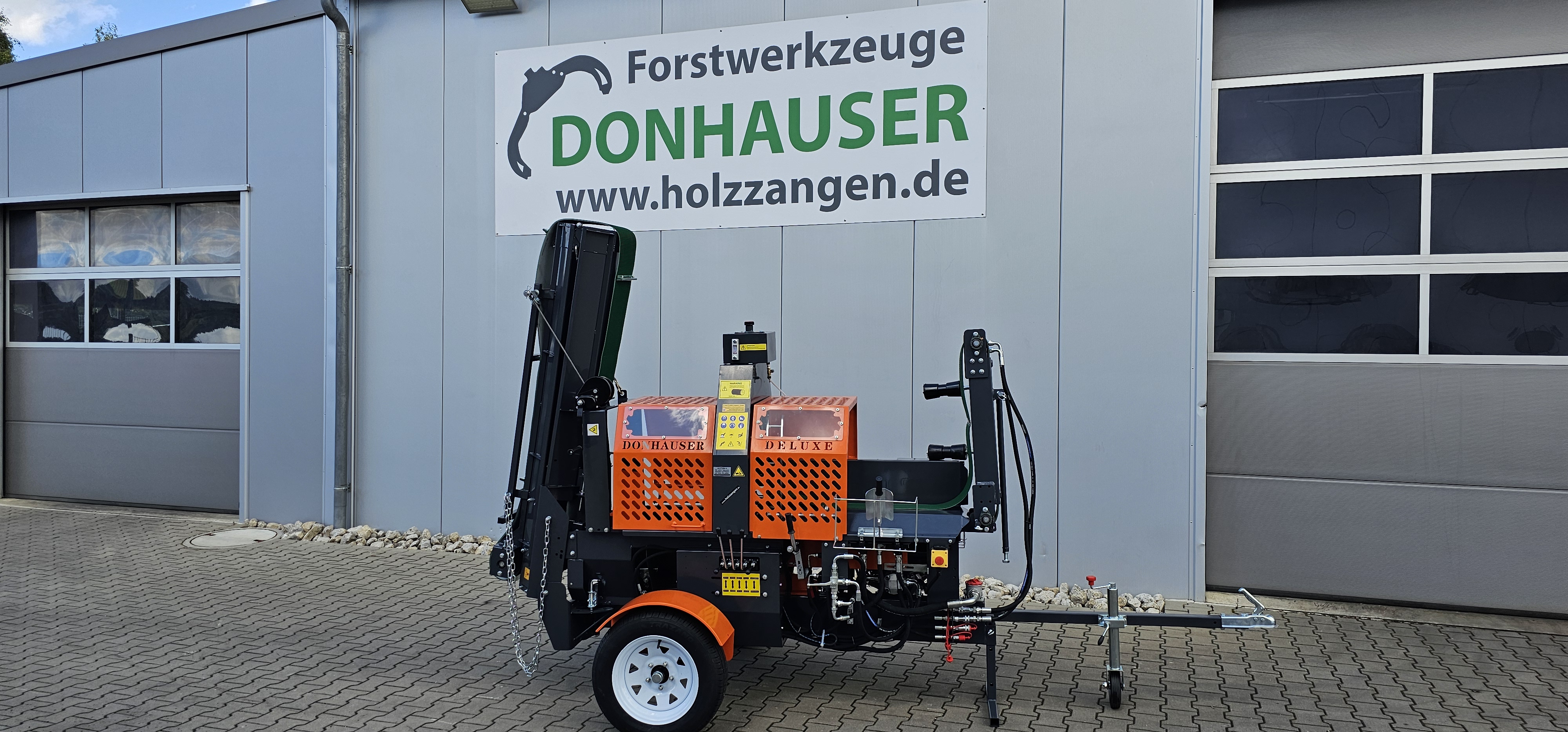 RM7-12 TGA 480 Benzin-Sägespaltautomat Holzspalter Brandneue Version mit gefederter Achse