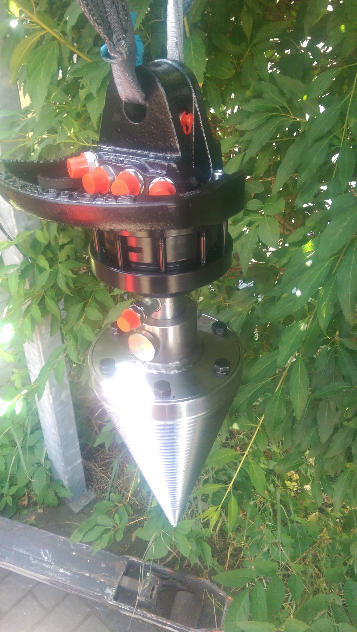 Kegelspalter Rotator Spaltkegel Baggerspalter